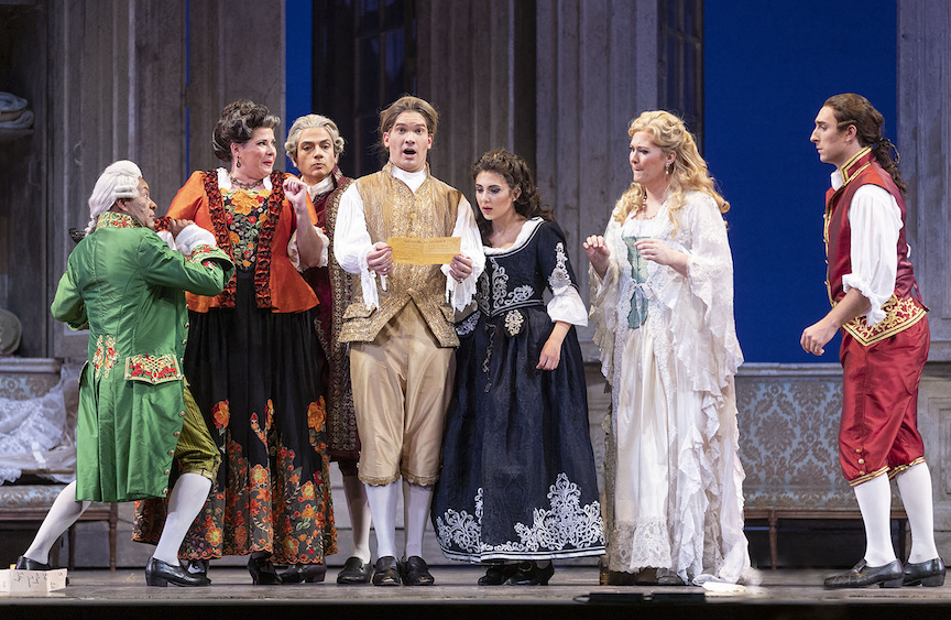 Gallery image for figaro-cast-reading-paper